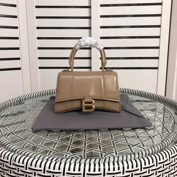 Replica Discount New Fashion Hourglass Brown Balenciaga Shoulder Crossbody Bag