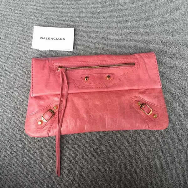 Fake Cheap Balenciaga Pink Classic Clutch Messenger Bags For Sale