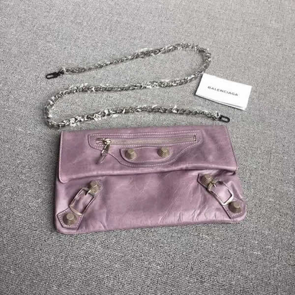 Fake Cheap Balenciaga Purple Classic Clutch Messenger Bags For Sale