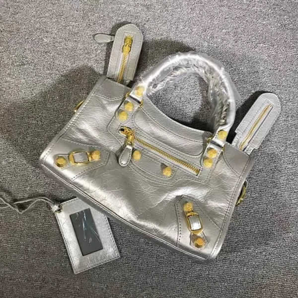 Replica Balenciaga Mini Silver City Motorcycle Bag Classic Bag