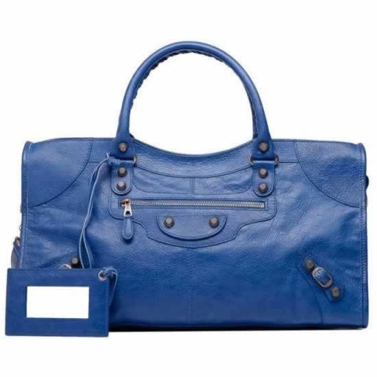 Replica Balenciaga Handbags Giant 12 Rose Gold Part Time Bleu Cobalt