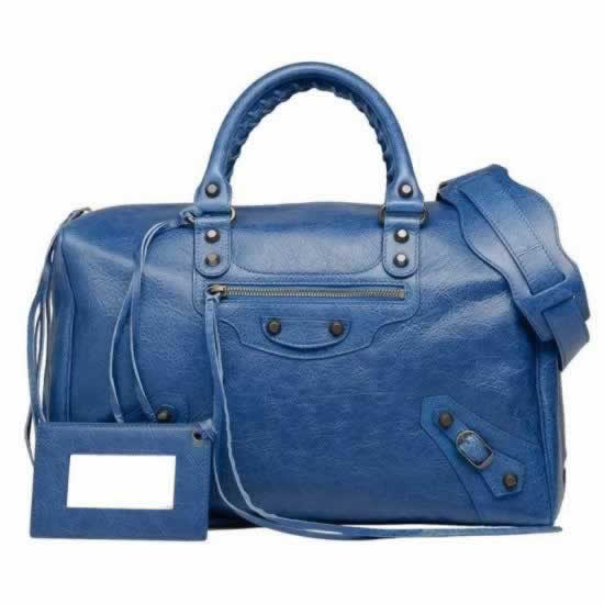 Replica Balenciaga Handbags Polly Bleu Cobalt clearance