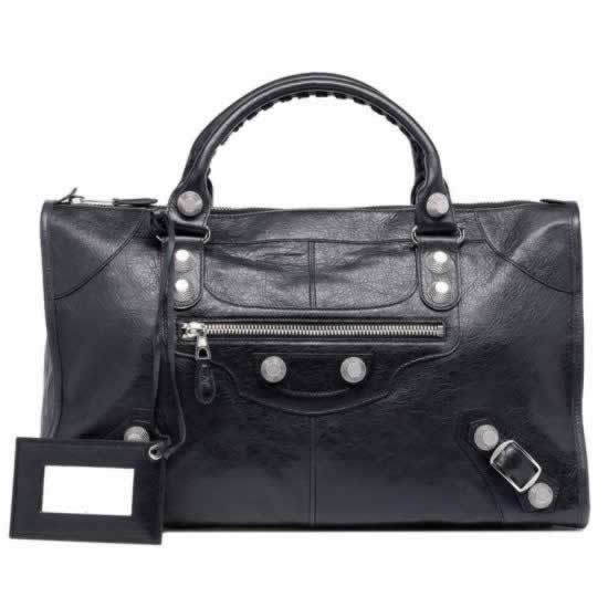 Replica Balenciaga Handbags Giant 21 Silver Work Black online