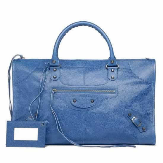Replica Balenciaga Handbags Work Bleu Cobalt fashion