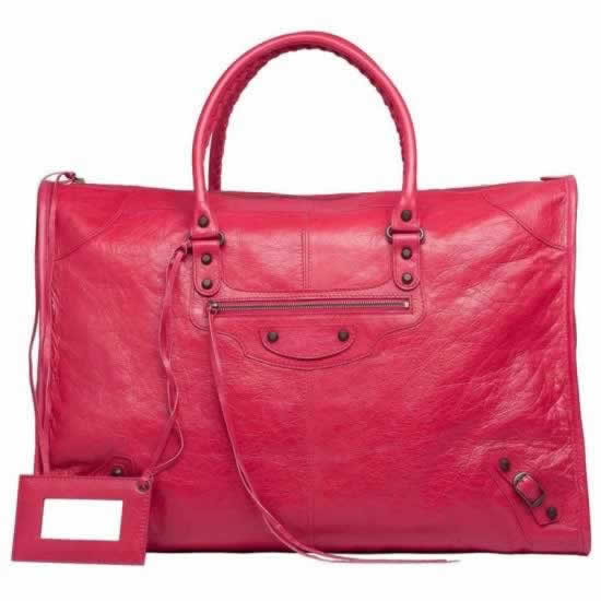 Replica Balenciaga Handbags Weekender Rose Thulian discount