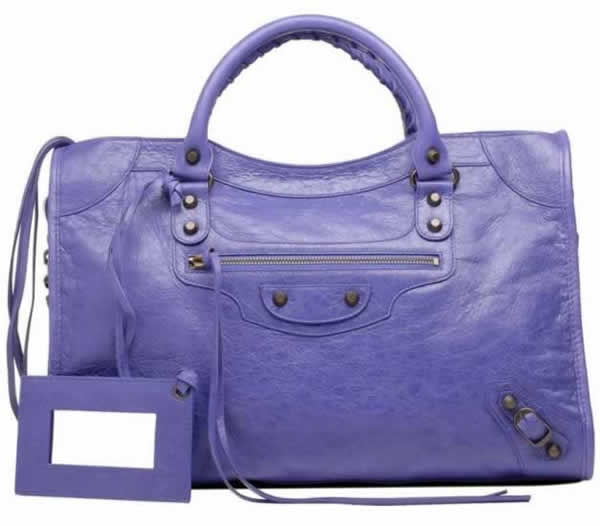 Replica Balenciaga Handbags City Bleu Lavande for sale