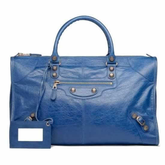 Replica Balenciaga Handbags Giant 12 Gold Work Bleu Cobalt sale