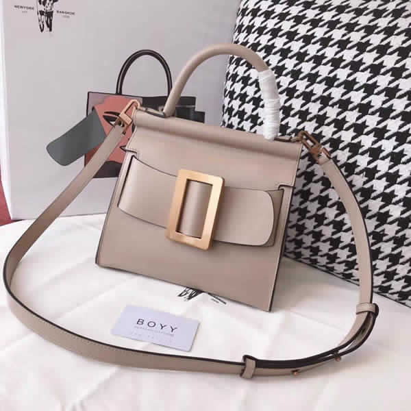 Replica Fashion Khaki Cheap Boyy Shoulder Bags With 1:1 Quality