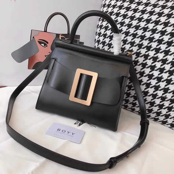 Replica Fashion Black Cheap Boyy Shoulder Bags With 1:1 Quality