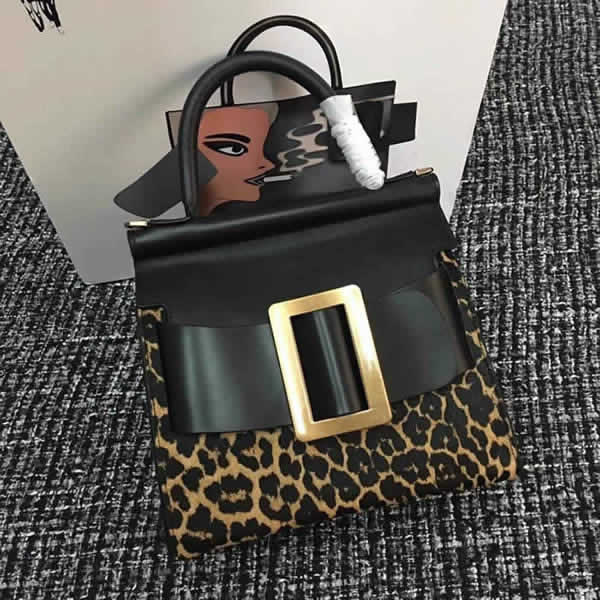 Replica Fashion Leopard Cheap Boyy Shoulder Bags With 1:1 Quality