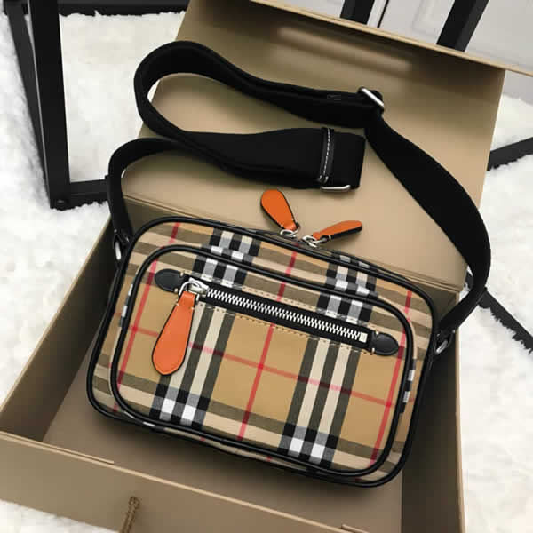 New Cheap Burberry Stripe Vintage Crossbody Backpack