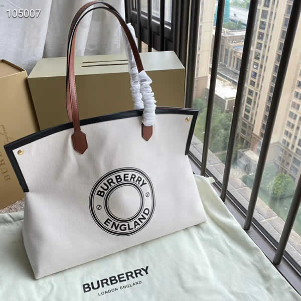 Replica New Burberry Society Casual Fashion Red Bags Online