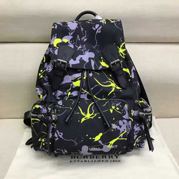 Fashion Cheap Fake New Burberry Black Computer Bag Backpack