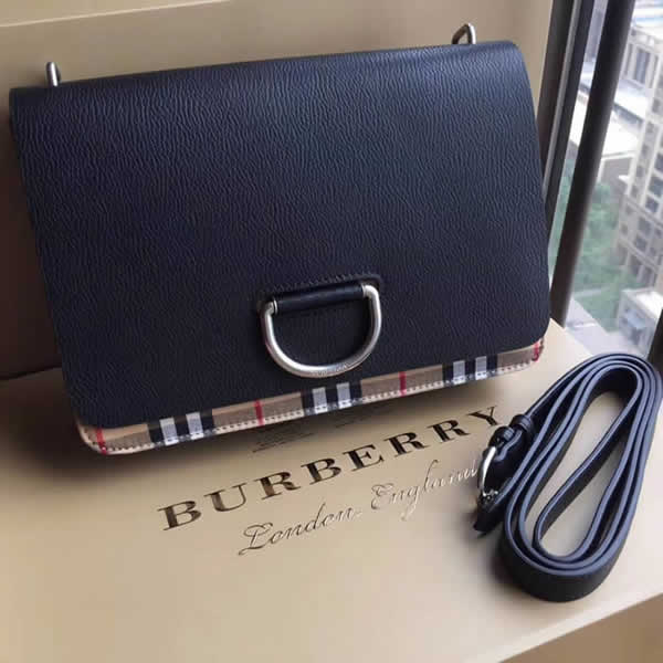 Fake New Burberry Black Vintage Trench Shoulder Crossbody Bag