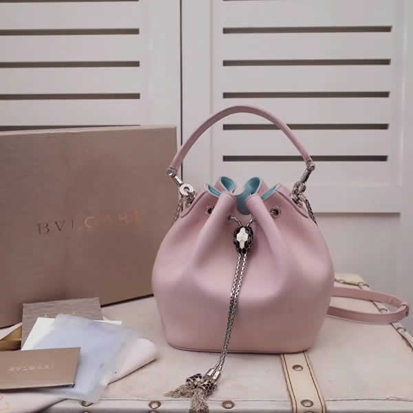 2019 New Bvlgari Pink Tote Shoulder Messenger Bag High Quality