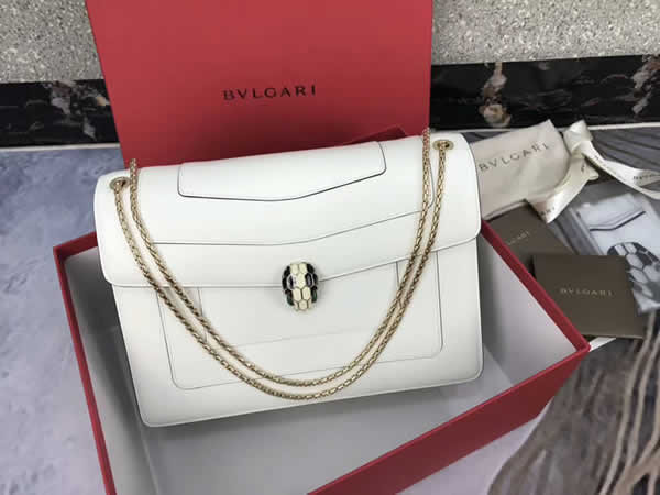 Replica Wholesale Discount Bvlgari White Shoulder Bags 35362