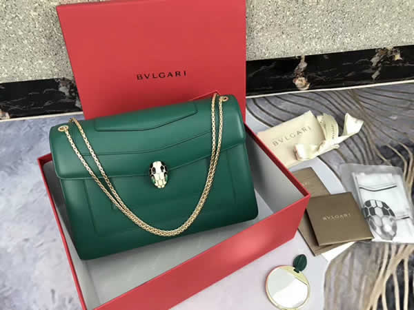 Replica Wholesale Discount Bvlgari Green Shoulder Bags 35362