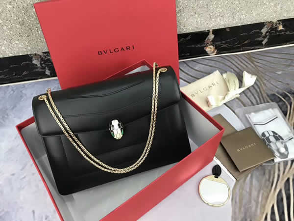 Replica Wholesale Discount Bvlgari Black Shoulder Bags 35362