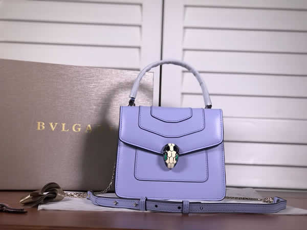 Bvlgari Serpenti Forever Pop-Heart Purple Flap Bag Shoulder Bag 22016