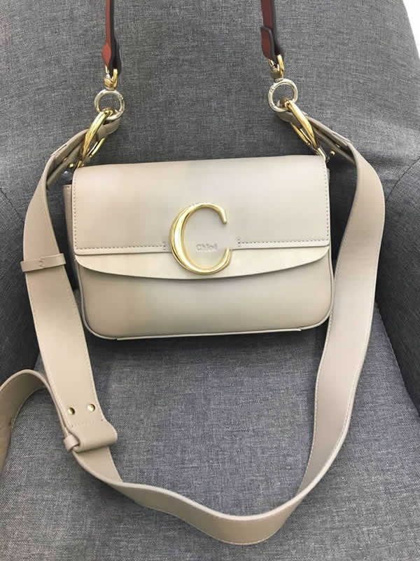 Fake New Cheap Chloe Bag White Crossbody Bag Shoulder Bag