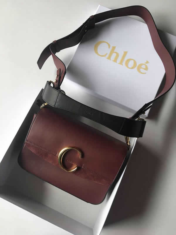 Fake New Cheap Chloe Bag Red Crossbody Bag Shoulder Bag