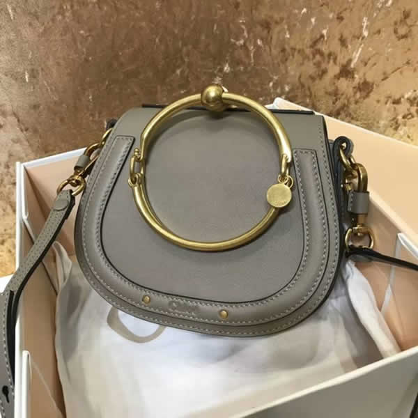 Replica Chloe Nile Classic Pig Grey Handbags With Top Quality