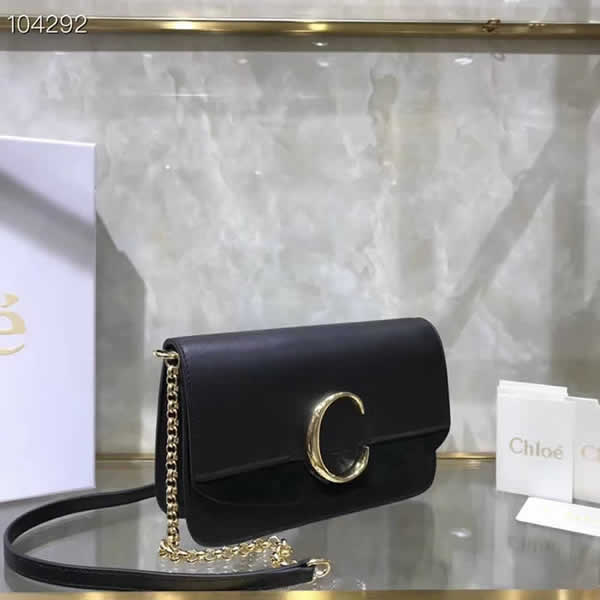 Replica Discount New Chloe Black Flap Shoulder Bag High Quality