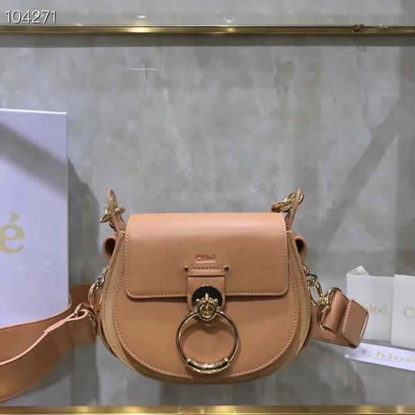 Replica Discount New Chloe Tess Brown Flap Shoulder Crossbody Bags