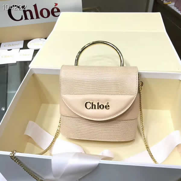 Wholesale Replica New Chloe Aby Lock Bag Tote Khaki Shoulder Bag