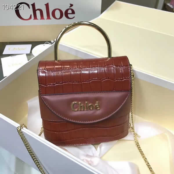 Cheap Fake New Chloe Aby Lock Bag Tote Red Shoulder Bag