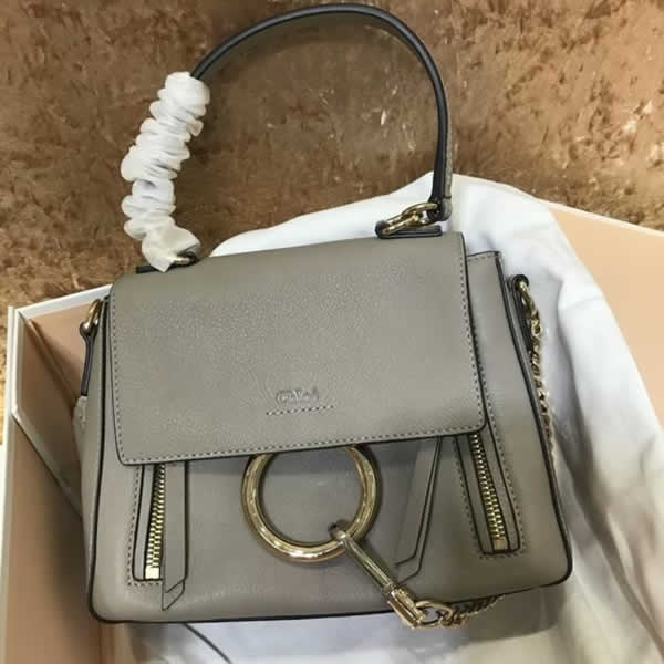 Replica Discount Red Chloe Faye Day Mini Gray Handbags High Quality