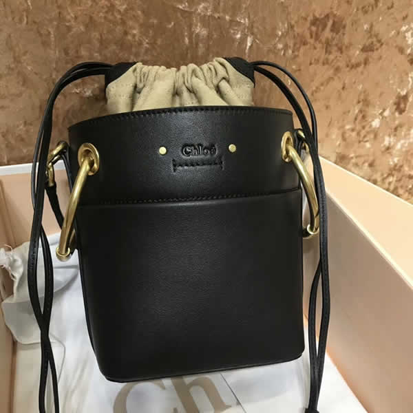 Replica 1:1 Quality Chloe Roy Bucket Black Bags Hot Sale