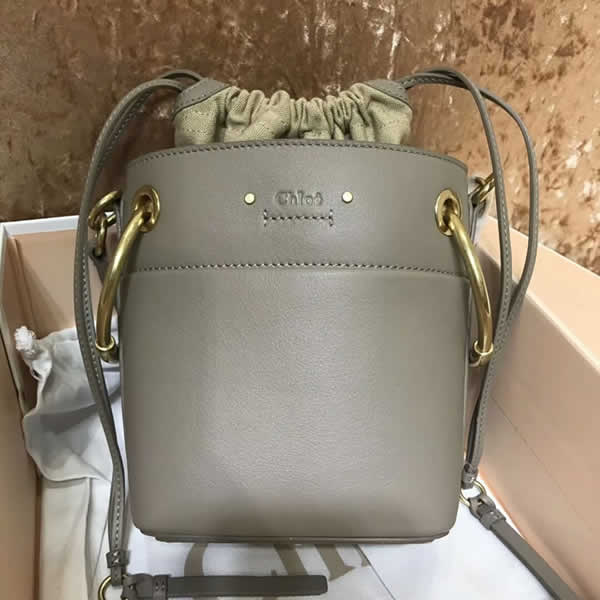 Replica 1:1 Quality Chloe Roy Bucket Khaki Bags Hot Sale