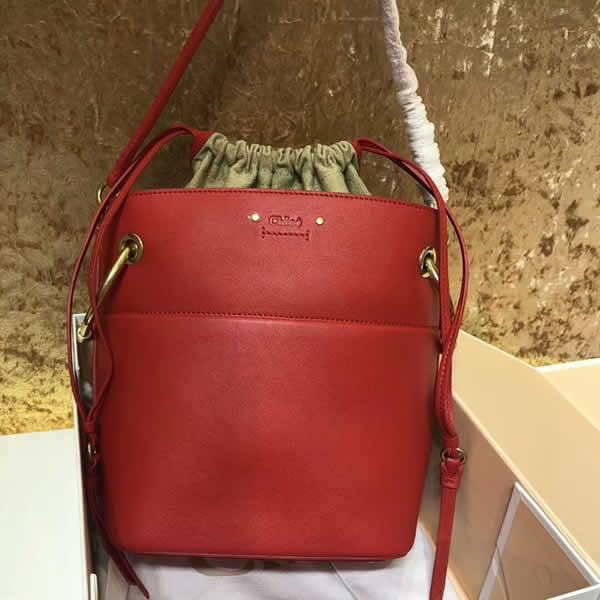 Wholesale Replica New Chloe Roy Bucket Red Bags Outlet