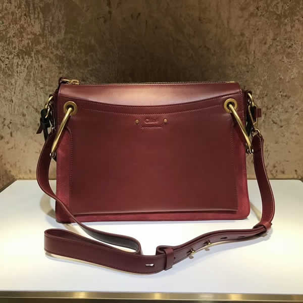 Replica Discount New Chloe Roy Shoulder Crossbody Red Handbags