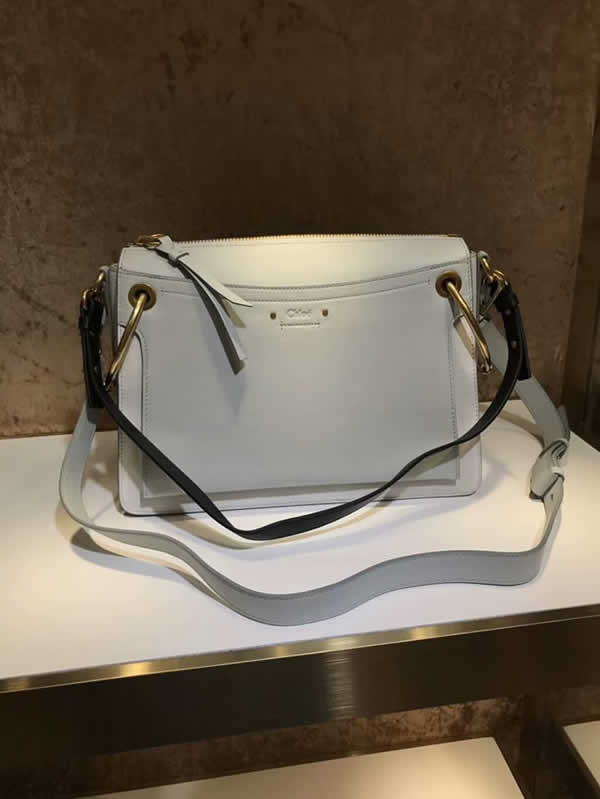 Replica Discount New Chloe Roy Shoulder Crossbody White Handbags