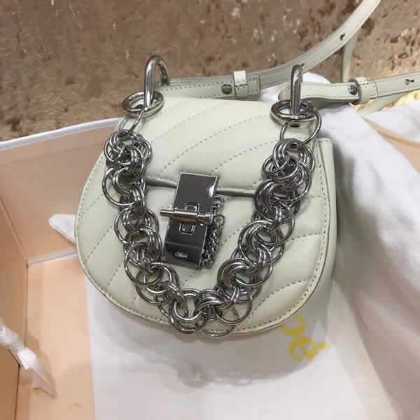 Replica Discount White New Chloe Mini Pig Bag Drew Bijou Bag