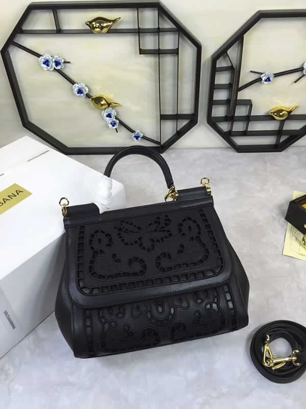 Replica Discount New Dolce & Gabbana Black Tote Bag With 1:1 Quality