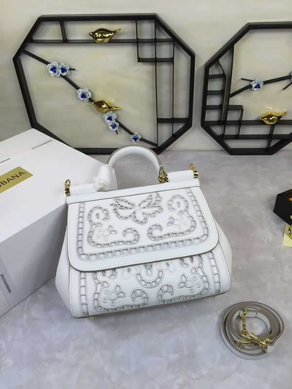 Replica Discount New Dolce & Gabbana White Tote Bag With 1:1 Quality