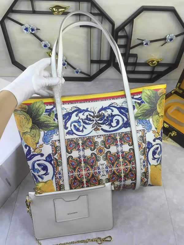 Fake Discount New Dolce & Gabbana Print Shopping Bags