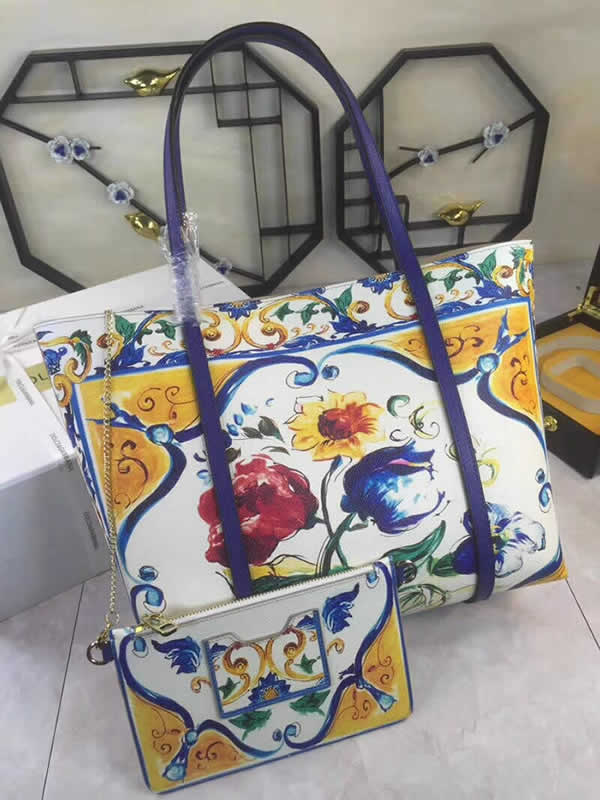 Fake Discount New Dolce & Gabbana Print Shopping Bags