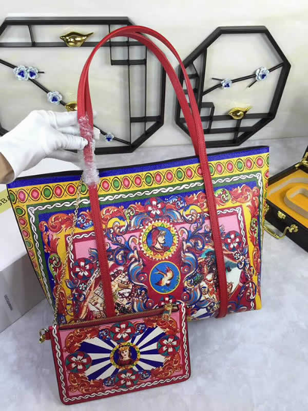 Fake Discount New Dolce & Gabbana Print Shopping Bags