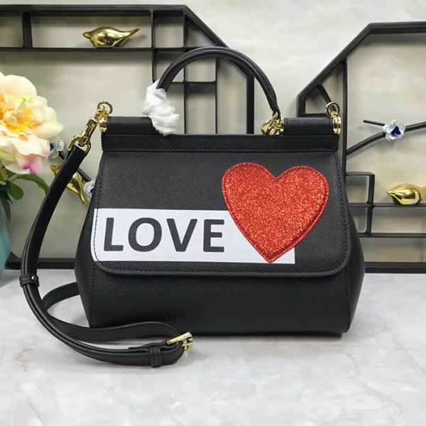 Replica Cheap Dolce & Gabbana Black Tote Messenger Bags High Quality