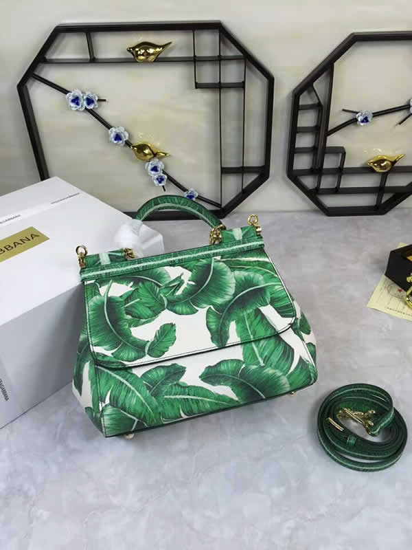Replica Cheap Dolce & Gabbana Green Tote Messenger Bags High Quality