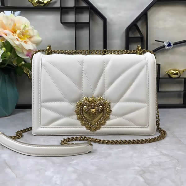 Fashion Dolce & Gabbana White Crossbody Shoulder Bag 1:1 Quality