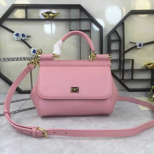 Replica Cheap Dolce & Gabbana Classic Pink Crossbody Bag