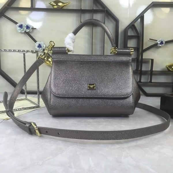 Replica Cheap Dolce & Gabbana Classic Gray Crossbody Bag