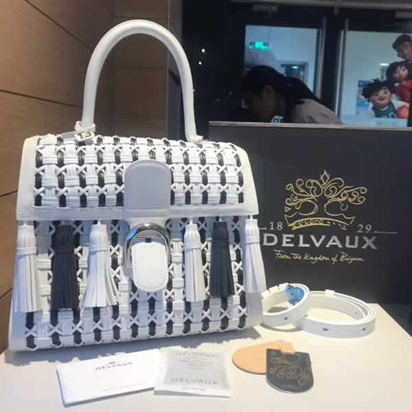 Hot Sale New Replica Delvaux White Brilliant Shoulder Bag