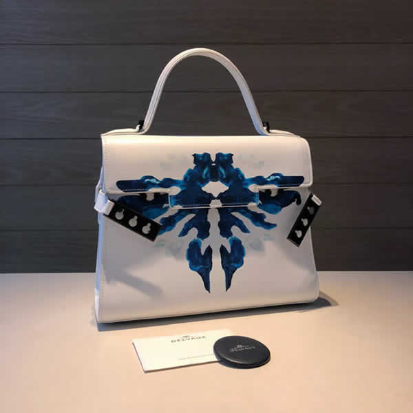Fake Delvaux Fashion Butterfly Temppete Mm Papillon White Tote Crossbody Bag