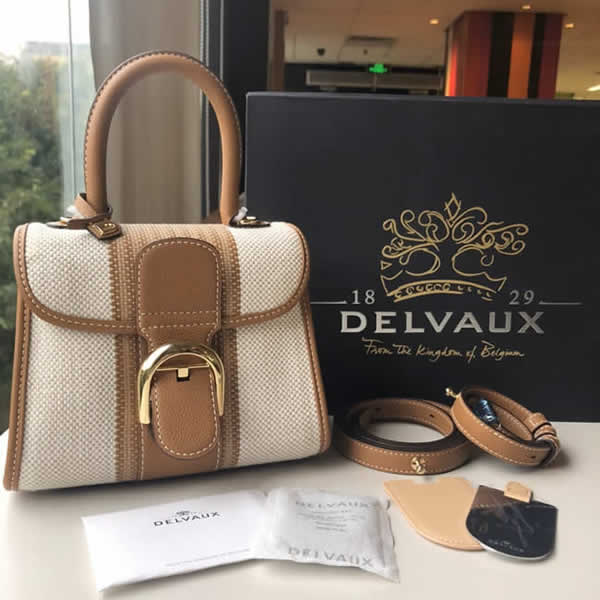 Fake Discount Delvaux Handmade Tassel Woven Tote Crossbody Bag